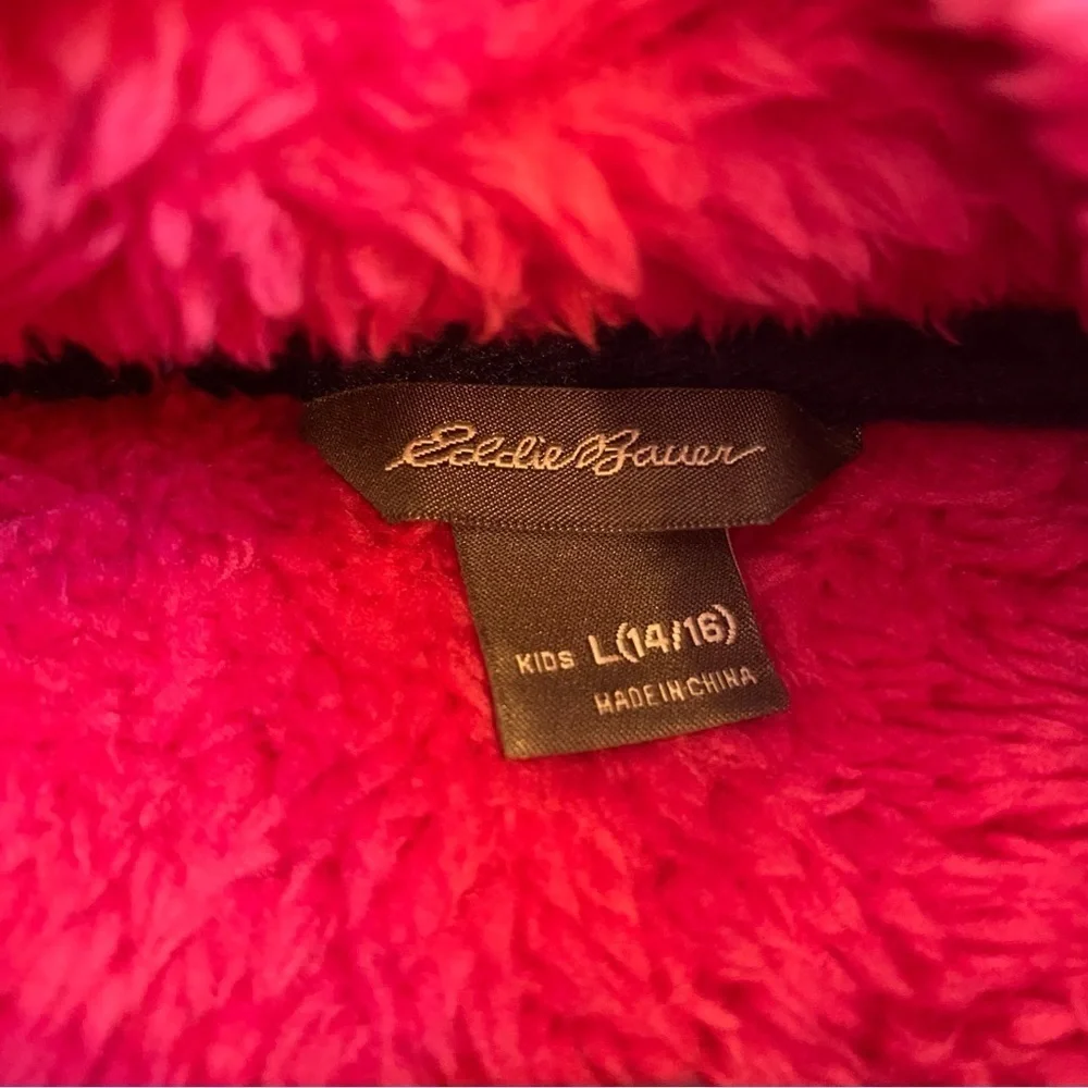 EDDIE Bauer girls, fuzzy jacket